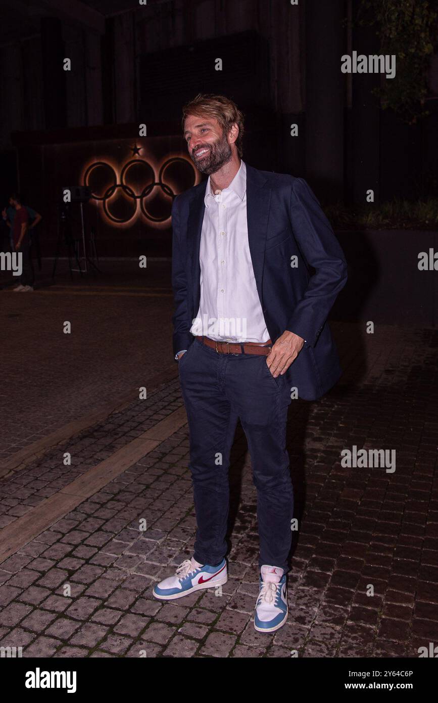 **PAS DE WEB ET DE JOURNAUX SEULEMENT POUR L'ITALIE** merveilleux le Gala des champions italiens sur la photo : Massimiliano Rosolino Banque D'Images