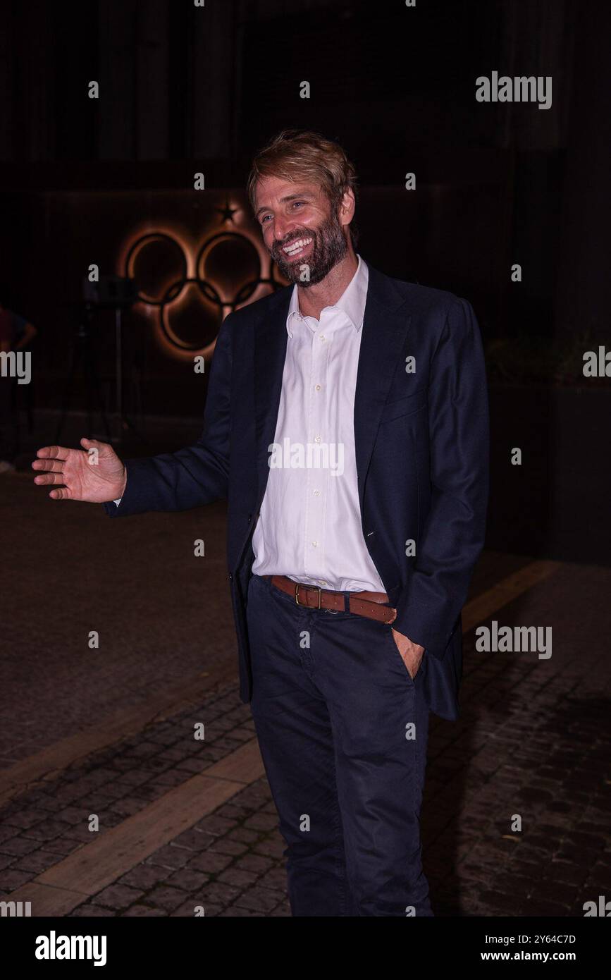 **PAS DE WEB ET DE JOURNAUX SEULEMENT POUR L'ITALIE** merveilleux le Gala des champions italiens sur la photo : Massimiliano Rosolino Banque D'Images