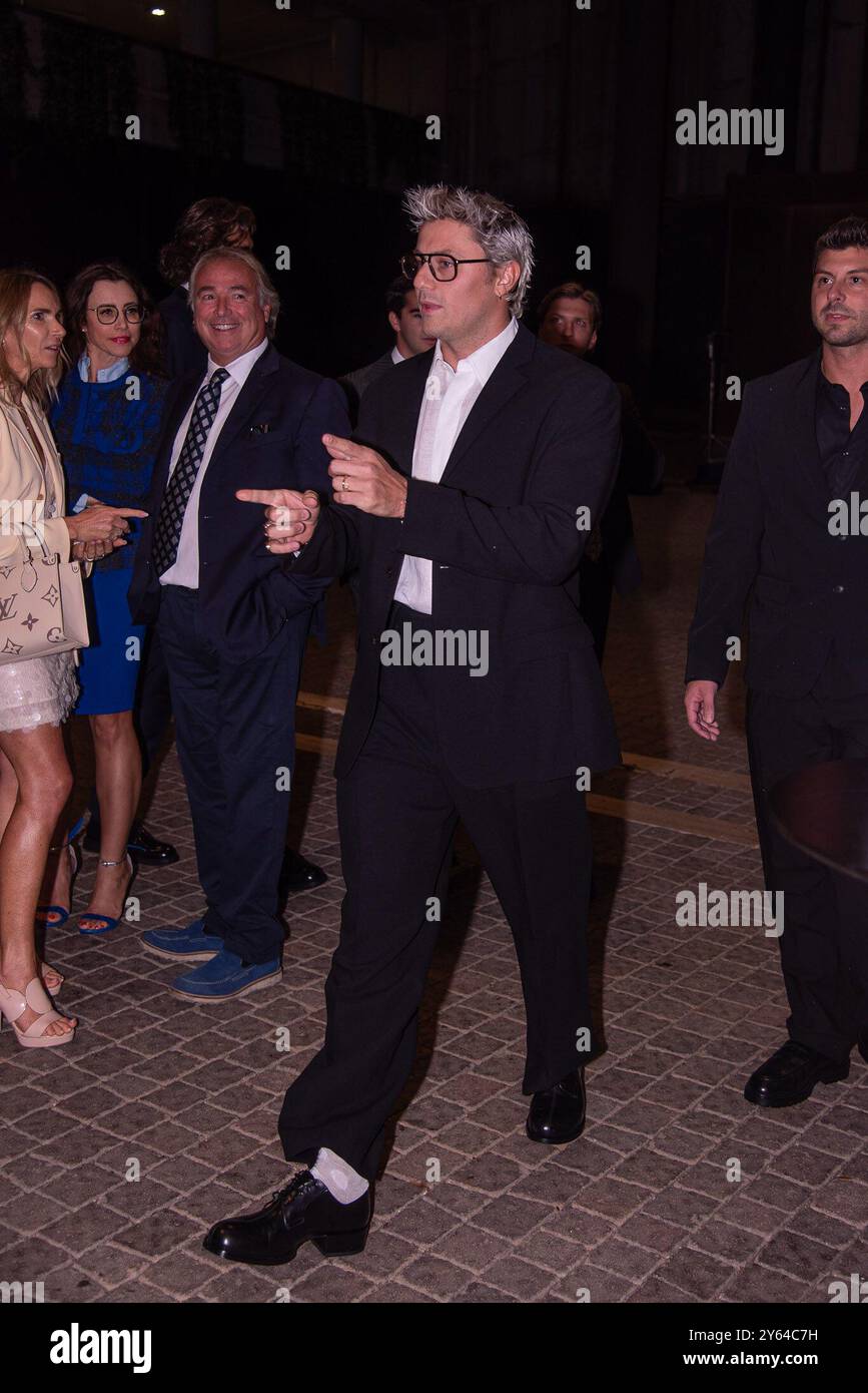 **PAS DE WEB ET DE JOURNAUX SEULEMENT POUR L'ITALIE** merveilleux le Gala des champions italiens sur la photo : Nicolò Martinenghi Banque D'Images