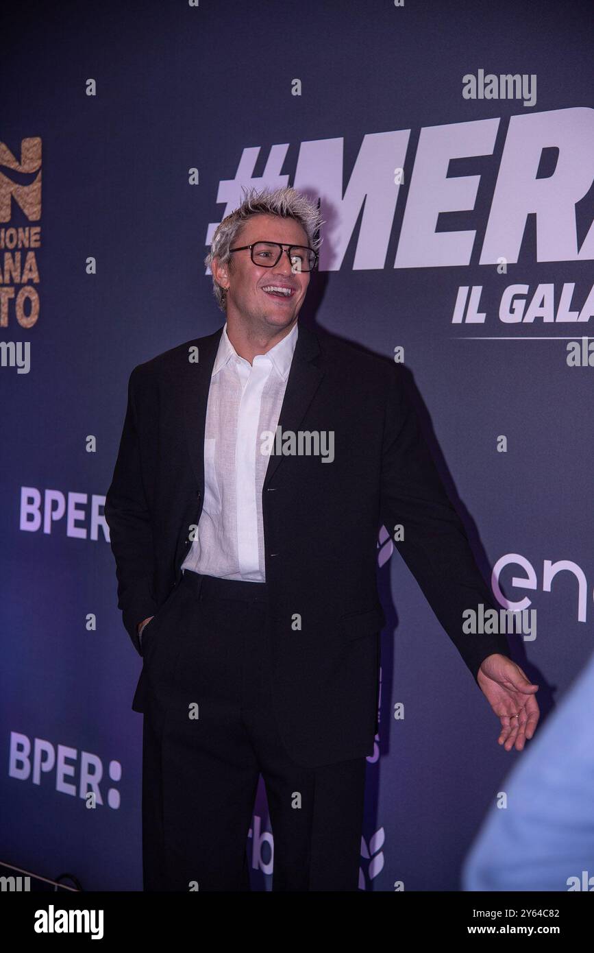 **PAS DE WEB ET DE JOURNAUX SEULEMENT POUR L'ITALIE** merveilleux le Gala des champions italiens sur la photo : Nicolò Martinenghi Banque D'Images