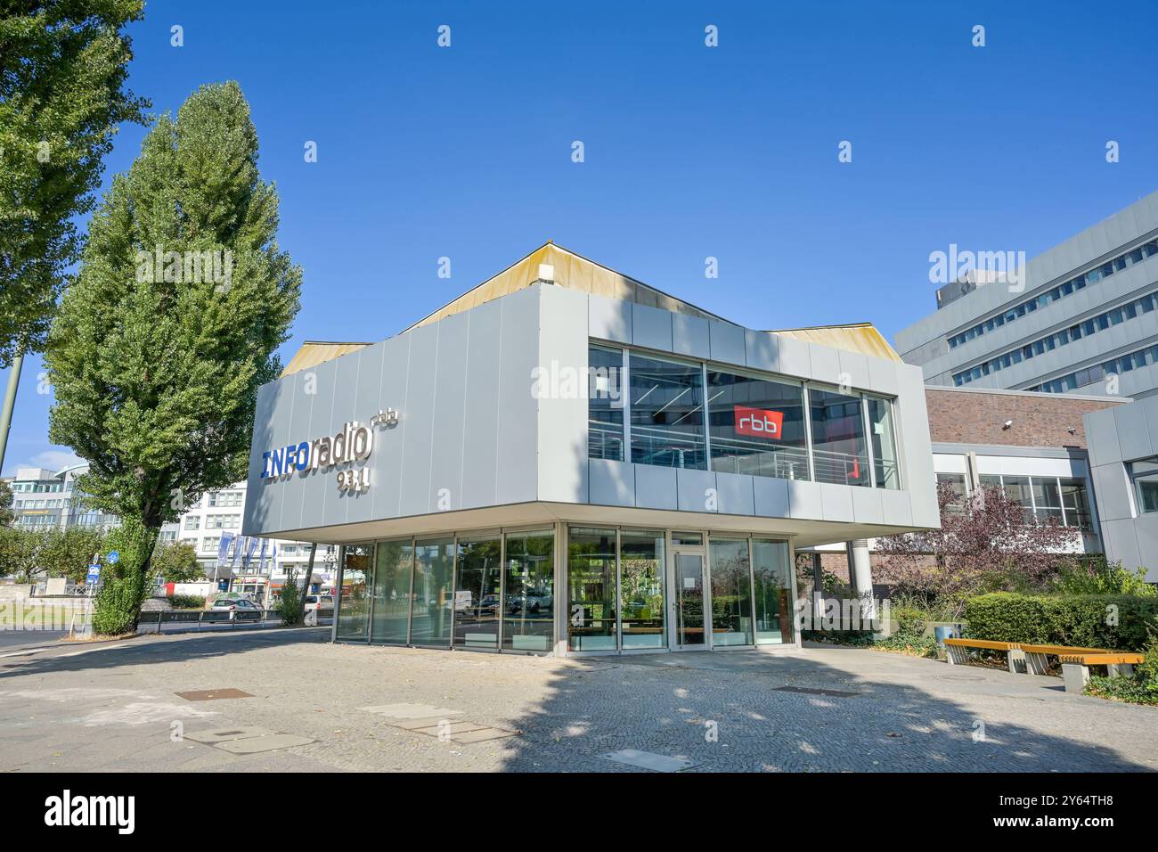 Inforadio, RBB, Masurenalle, Charlottenburg, Charlottenburg-Wilmersdorf, Berlin, Deutschland *** Inforadio, RBB, Masurenalle, Charlottenburg, Charlottenburg Wilmersdorf, Berlin, Allemagne Banque D'Images