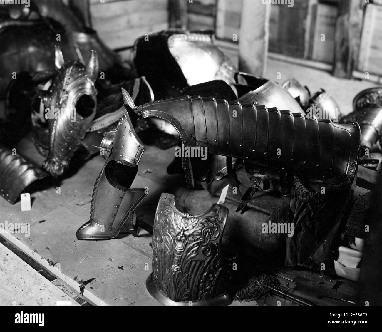 Les trésors d'art nazi dans les mines de sel d'Altaussee , Autriche . 1945 Banque D'Images