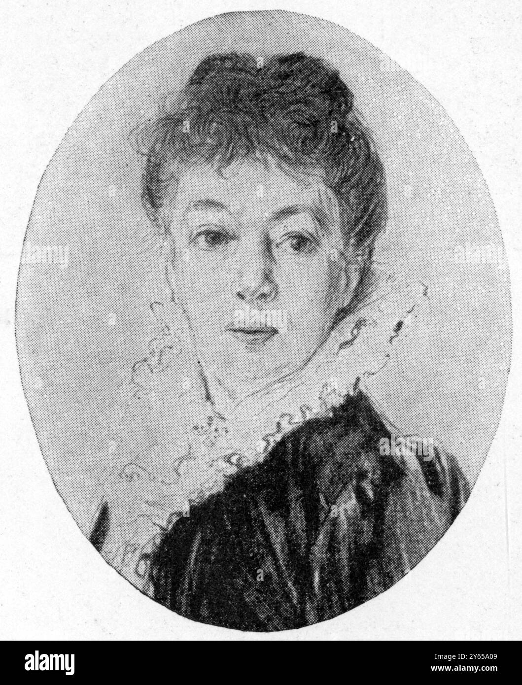 La baronne Bertha von Suttner, romancière autrichienne, pacifiste radicale (organisationnelle), est la première femme lauréate du prix Nobel de la paix. Banque D'Images