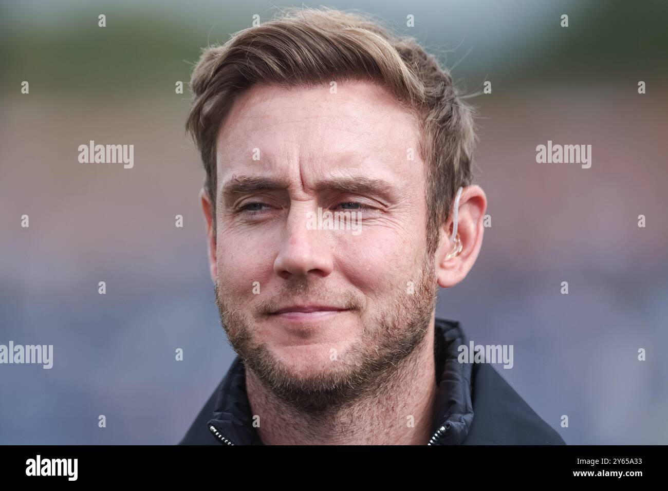 Stuart Broad est présent lors du troisième match international de Metro Bank One Day Angleterre vs Australie au Seat unique Riverside, Chester-le-Street, Royaume-Uni, 24 septembre 2024 (photo de Mark Cosgrove/News images) à Chester-le-Street, Royaume-Uni, le 24 septembre 2024. (Photo Mark Cosgrove/News images/SIPA USA) Banque D'Images