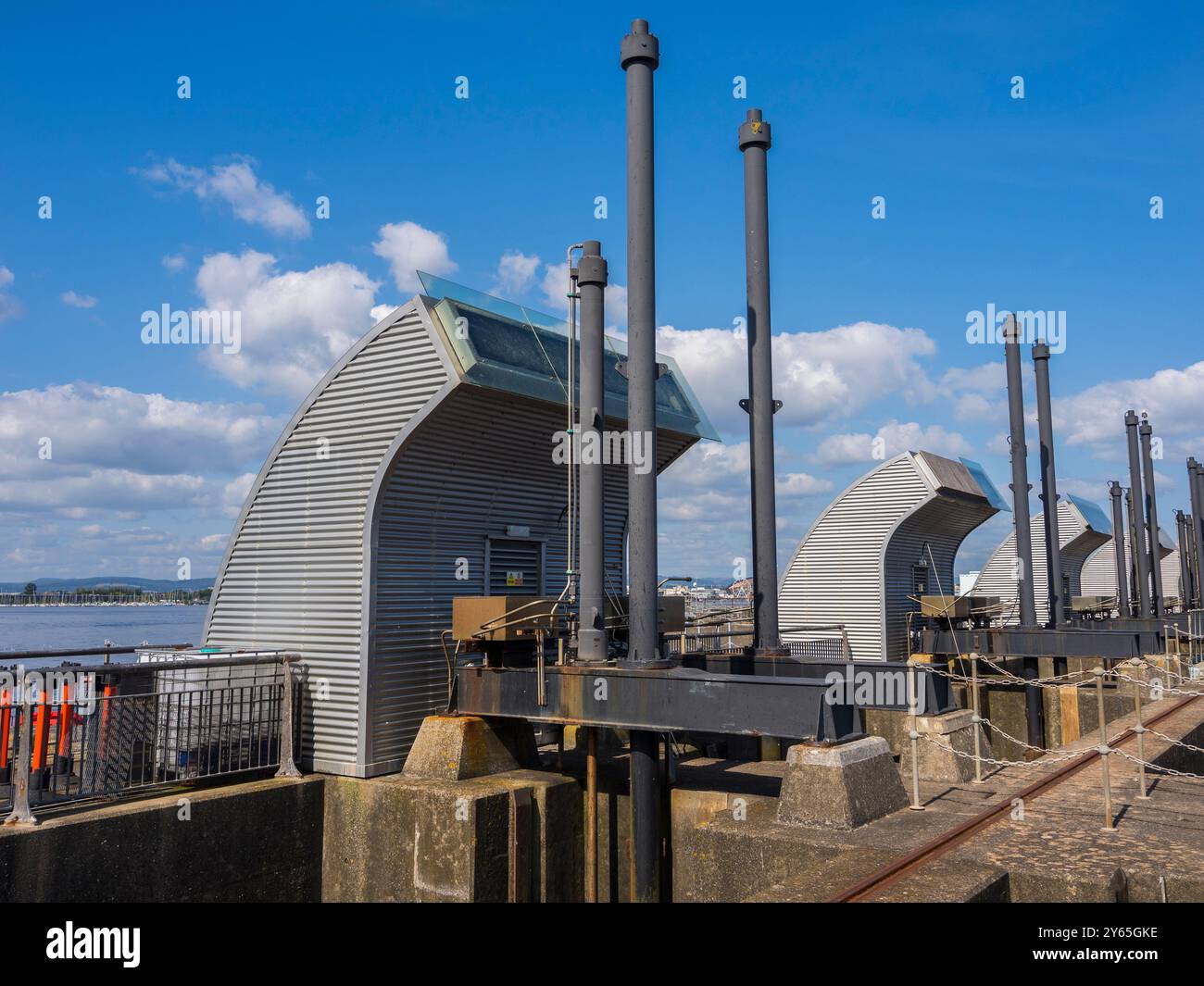 Cardiff Tidal Lagoon, barrage de Cardiff Bay, Cardiff, pays de Galles, Royaume-Uni, GB. Banque D'Images