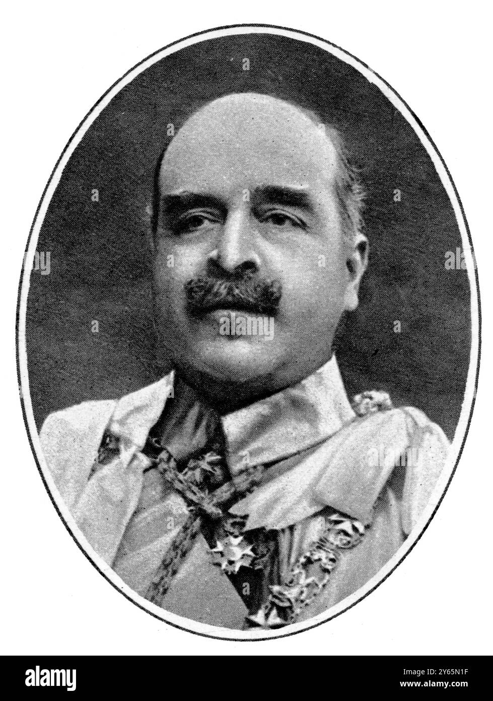 Luís Augusto Pinto de Soveral : le premier et unique marquis Soveral , né le 28 mai 1851 mort le 5 octobre 1922, était un diplomate portugais et ami du roi Édouard VII , vu ici quand il était ministre portugais à Londres, Angleterre . 14 octobre 1922 Banque D'Images