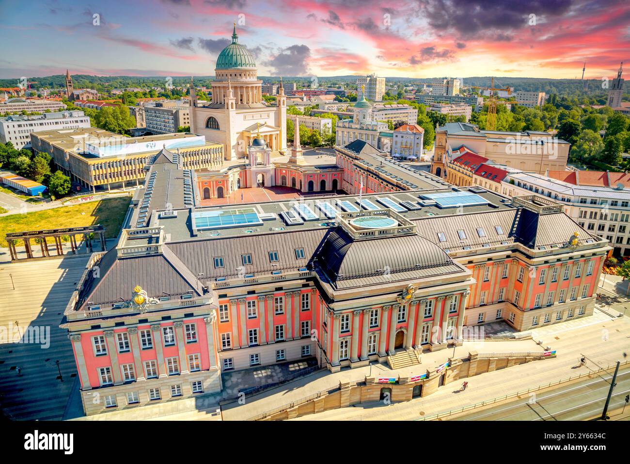 Vieille ville de Potsdam, Allemagne Banque D'Images