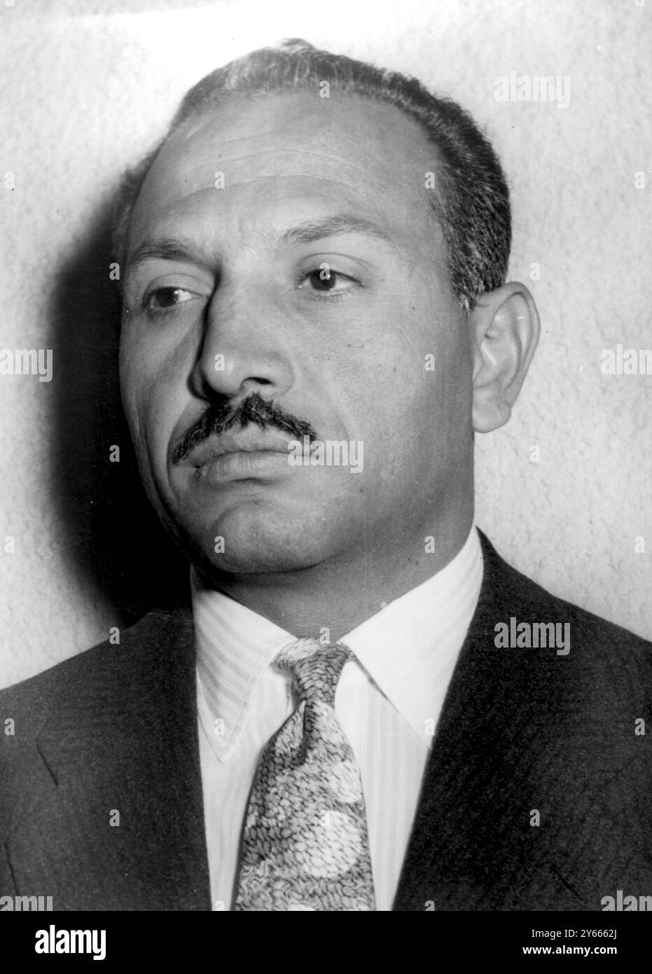 M. Abdul Lateef El Baghdadi Vice-président et Ministre central de la planification République arabe unie 2 janvier 1959 Banque D'Images