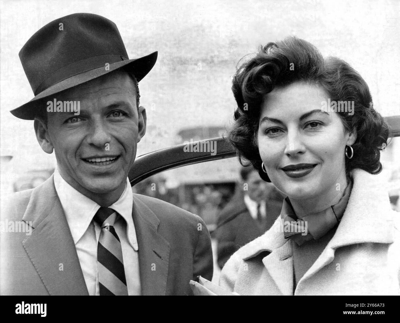 Frank Sinatra et Ava Gardner. 1953. Banque D'Images