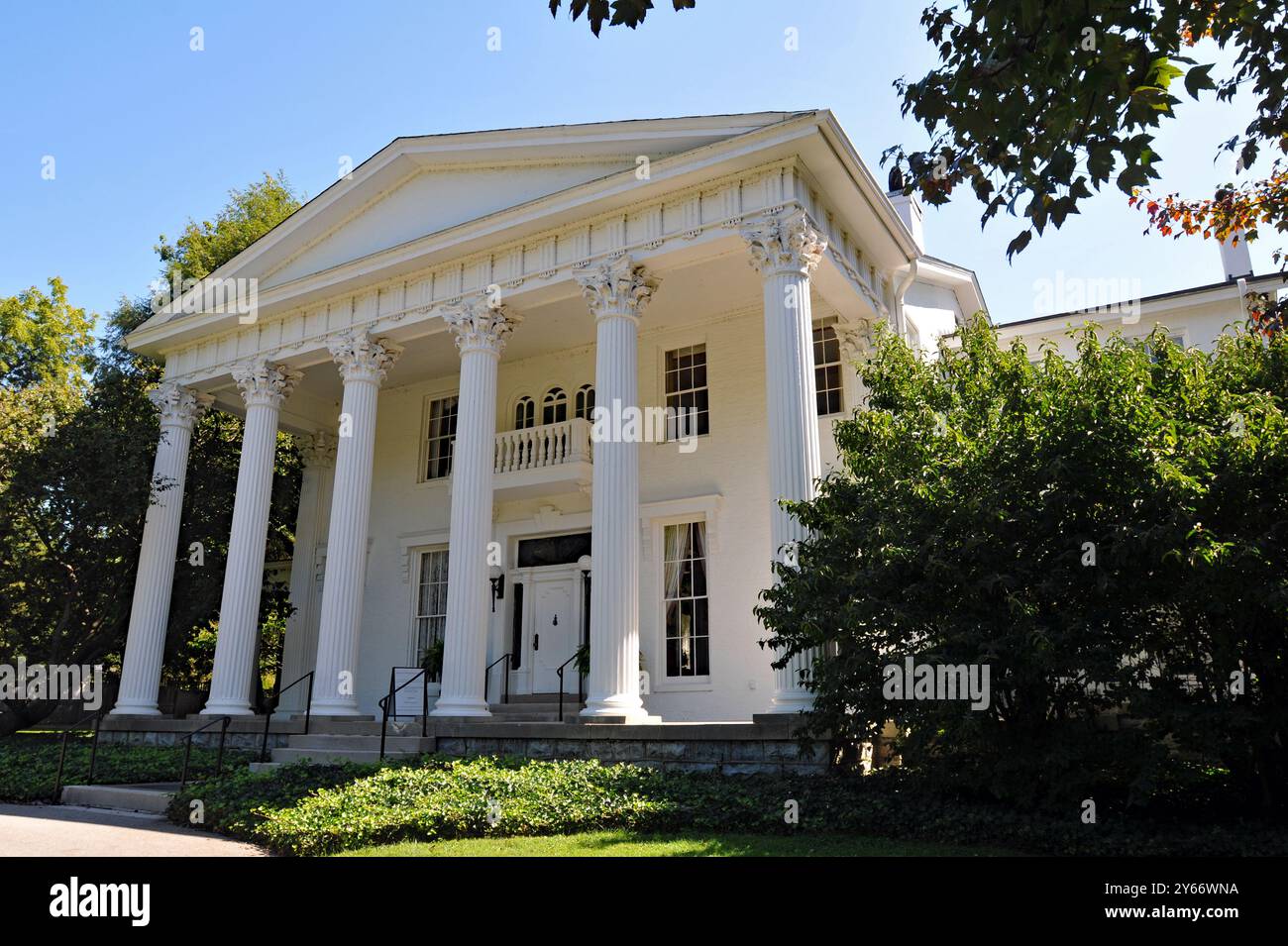 Whitehall, un manoir historique à Louisville, Kentucky, est maintenant une maison-musée historique. Banque D'Images