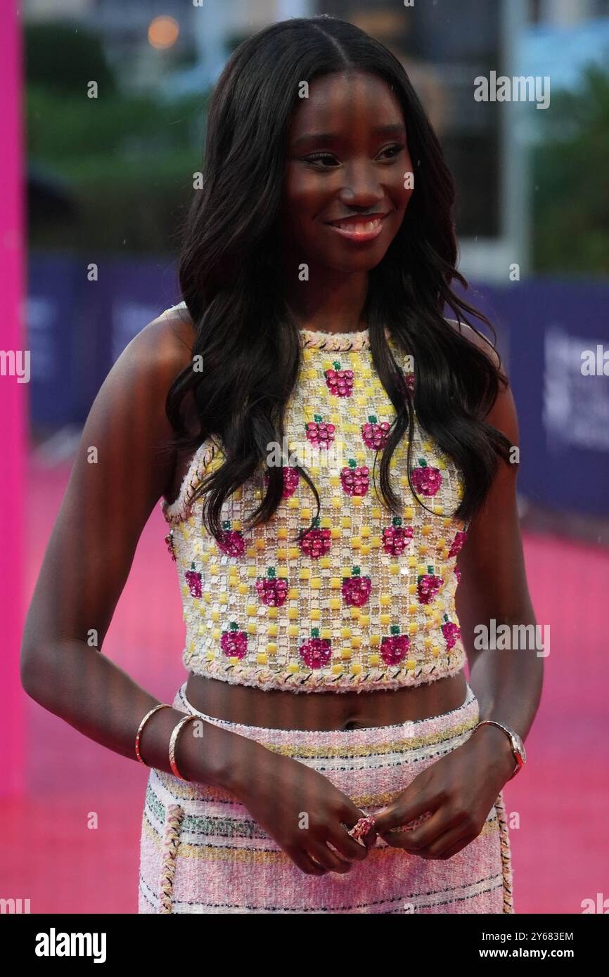 Deauville, France. 06 septembre 2024.Karidja Toure présente à la cérémonie d'ouverture du 50ème Festival du film américain à Deauville, France, le 6 septembre 2024/ MAXPPP Banque D'Images