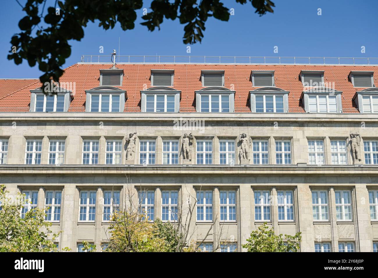 Zollernhof, Zweites Deutsches Fernsehen ZDF Hauptstadtstudio, Unter den Linden, Mitte, Berlin, Allemagne Banque D'Images