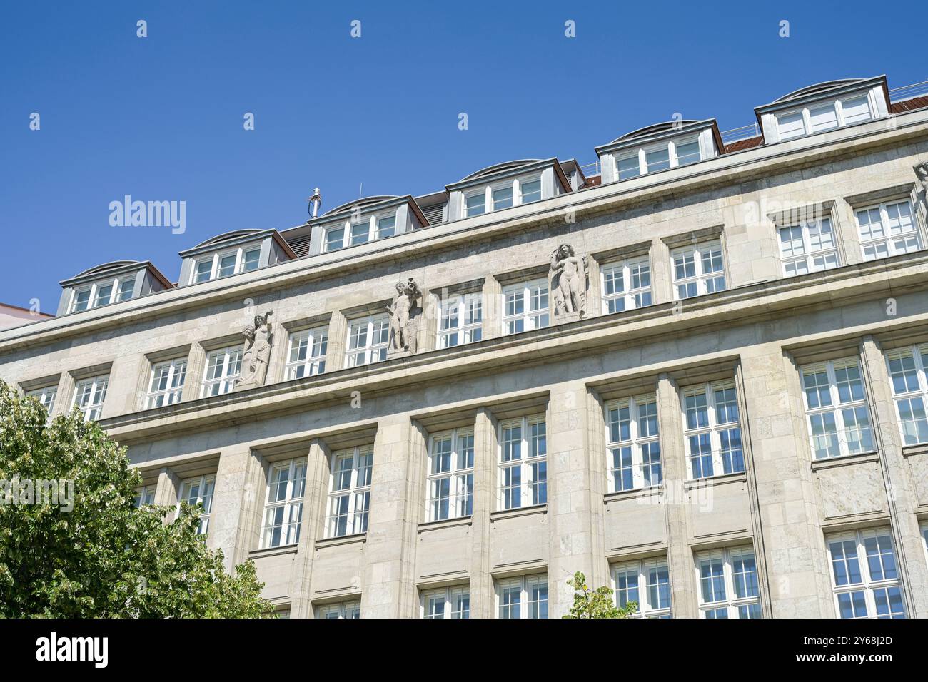 Zollernhof, Zweites Deutsches Fernsehen ZDF Hauptstadtstudio, Unter den Linden, Mitte, Berlin, Allemagne Banque D'Images