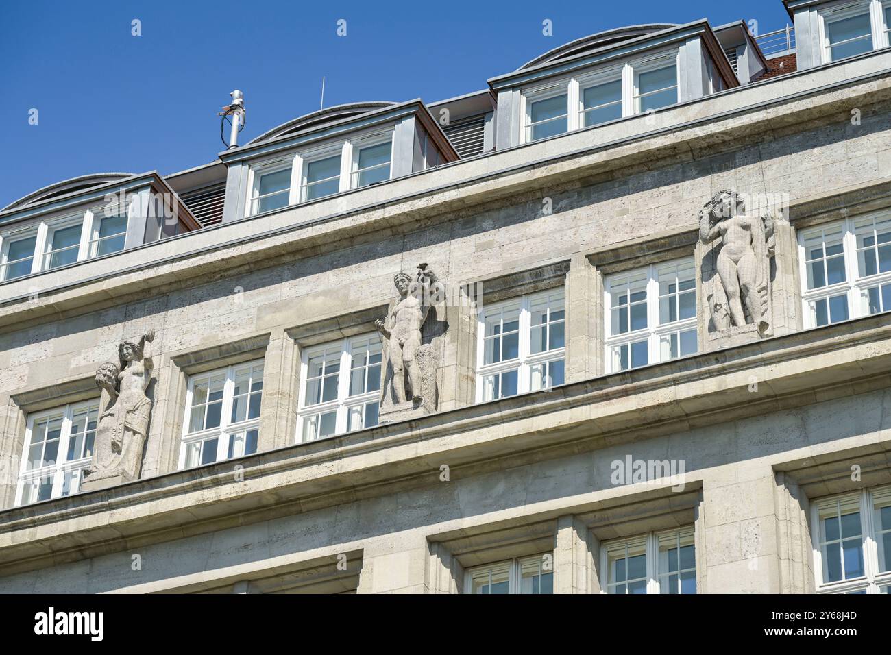 Zollernhof, Zweites Deutsches Fernsehen ZDF Hauptstadtstudio, Unter den Linden, Mitte, Berlin, Allemagne Banque D'Images