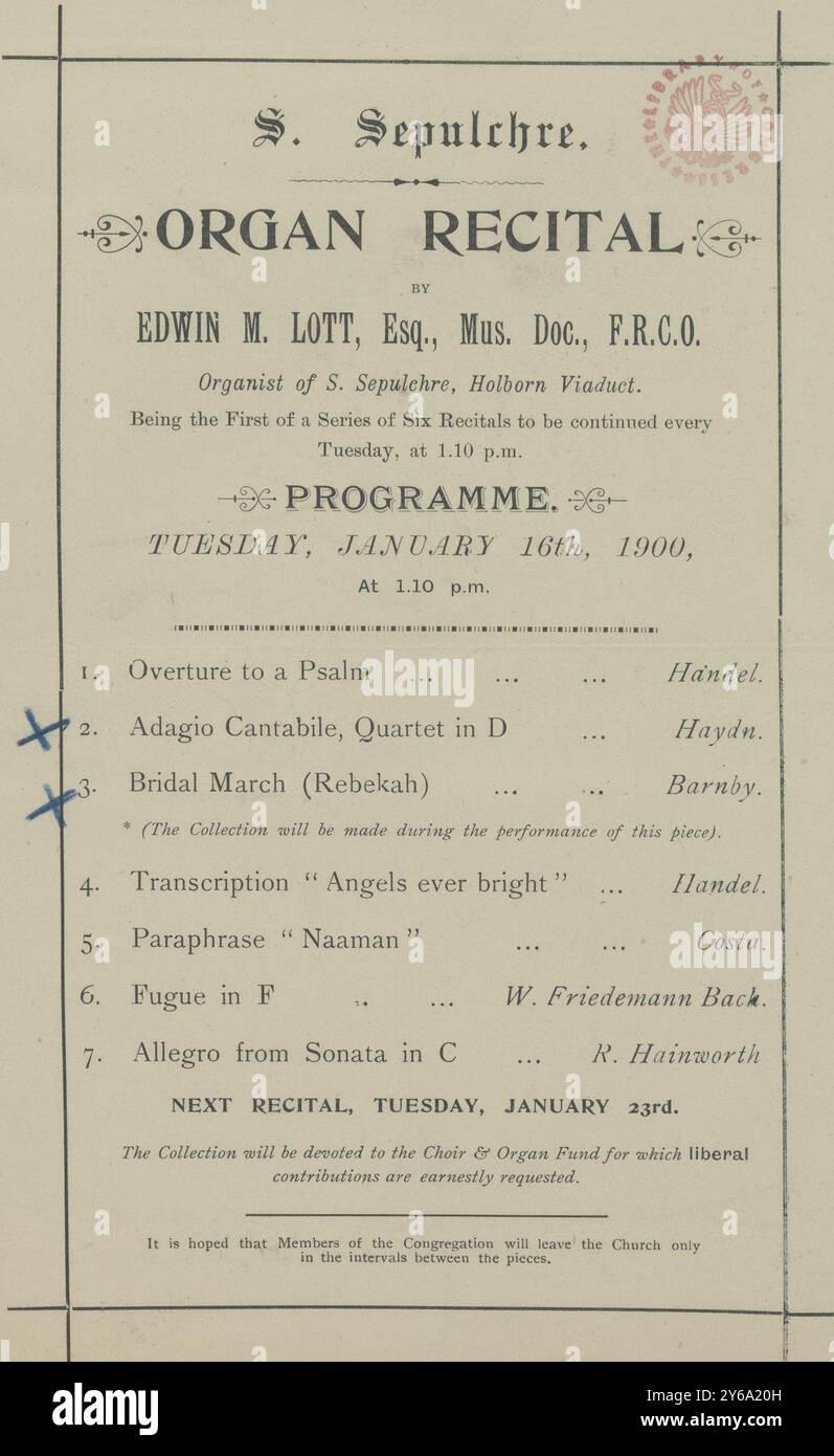 Musique 1800-1900, manuscrits de musique, Loth, L. le fils de Dieu, Loth, L., 1800 - 1900, Schmidt, Arthur Paul, édition musicale, musique populaire, écriture et édition, partitions, musique, États-Unis, 19e siècle, musique, États-Unis, manuscrits, États-Unis, manuscrits Banque D'Images