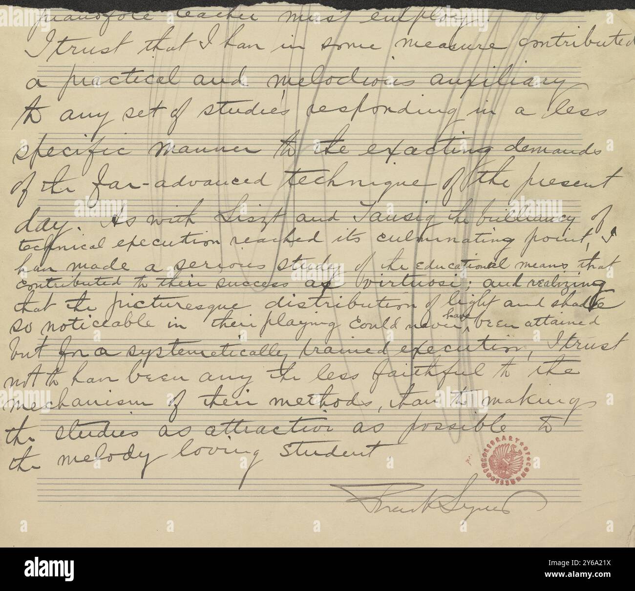 Musique 1800-1900, manuscrits de musique, Lynes, Frank. Huit études de pianoforte, op. 21, Lynes, Frank., 1800 - 1900, Schmidt, Arthur Paul, édition musicale, musique populaire, écriture et édition, partition, musique, États-Unis, 19th Century, musique, États-Unis, manuscrits, États-Unis, manuscrits Banque D'Images