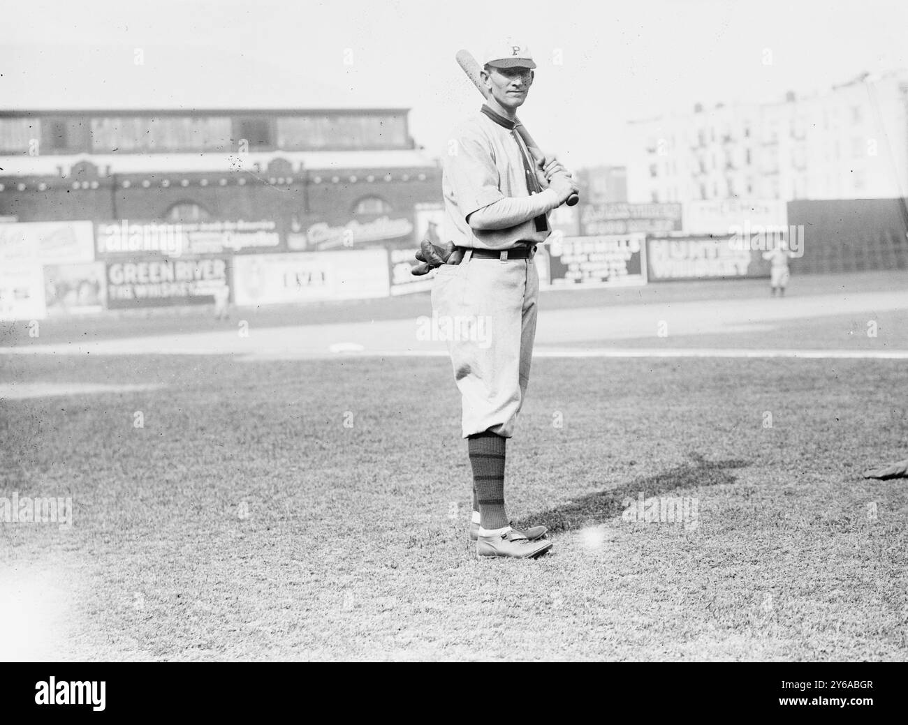 Owen Wilson, Pittsburgh, NL (baseball), 1911, baseball, négatifs en verre, 1 négatif : verre ; ou plus petit. Banque D'Images
