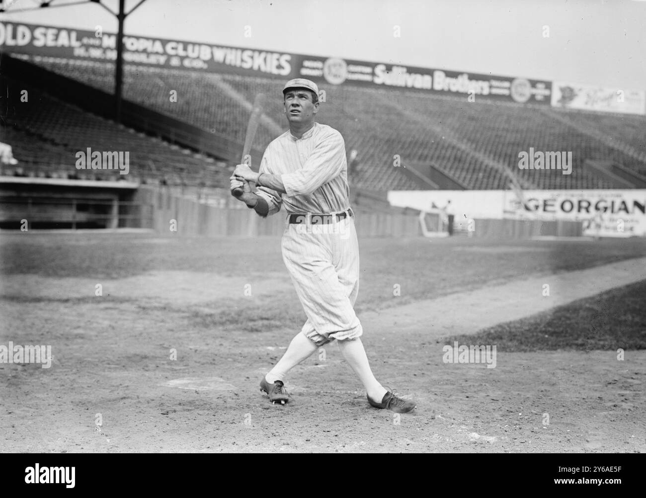 Tris Speaker, Boston Al (baseball), 1912 septembre 28., Baseball, négatifs en verre, 1 négatif : verre ; ou plus petit. Banque D'Images