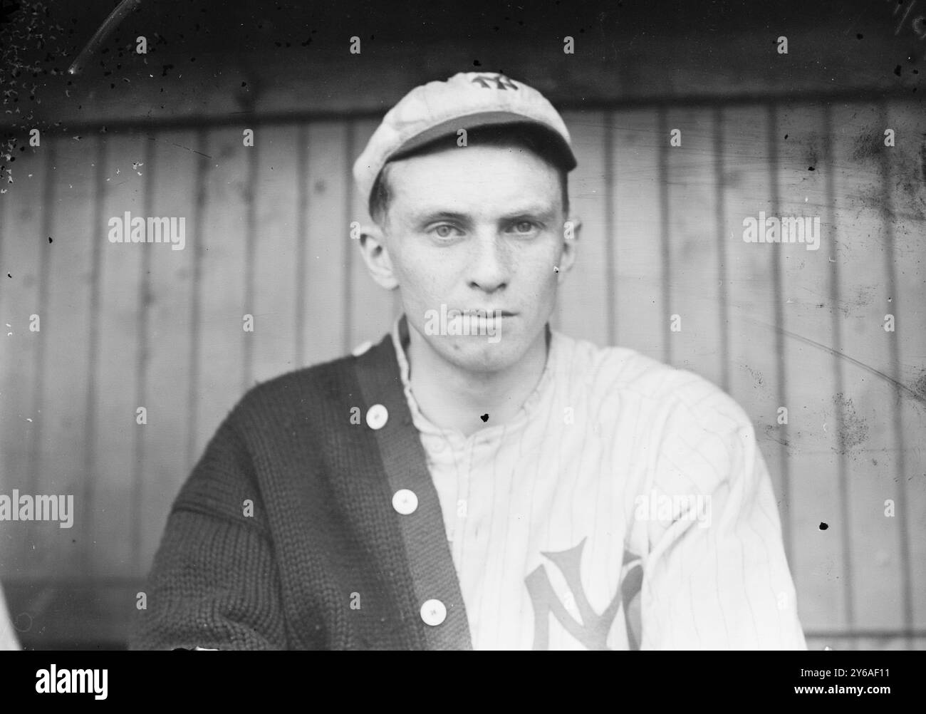 George A. Davis, New York Al (baseball), 1912, négatifs en verre, 1 négatif : verre ; 5 x 7 po. ou plus petit. Banque D'Images