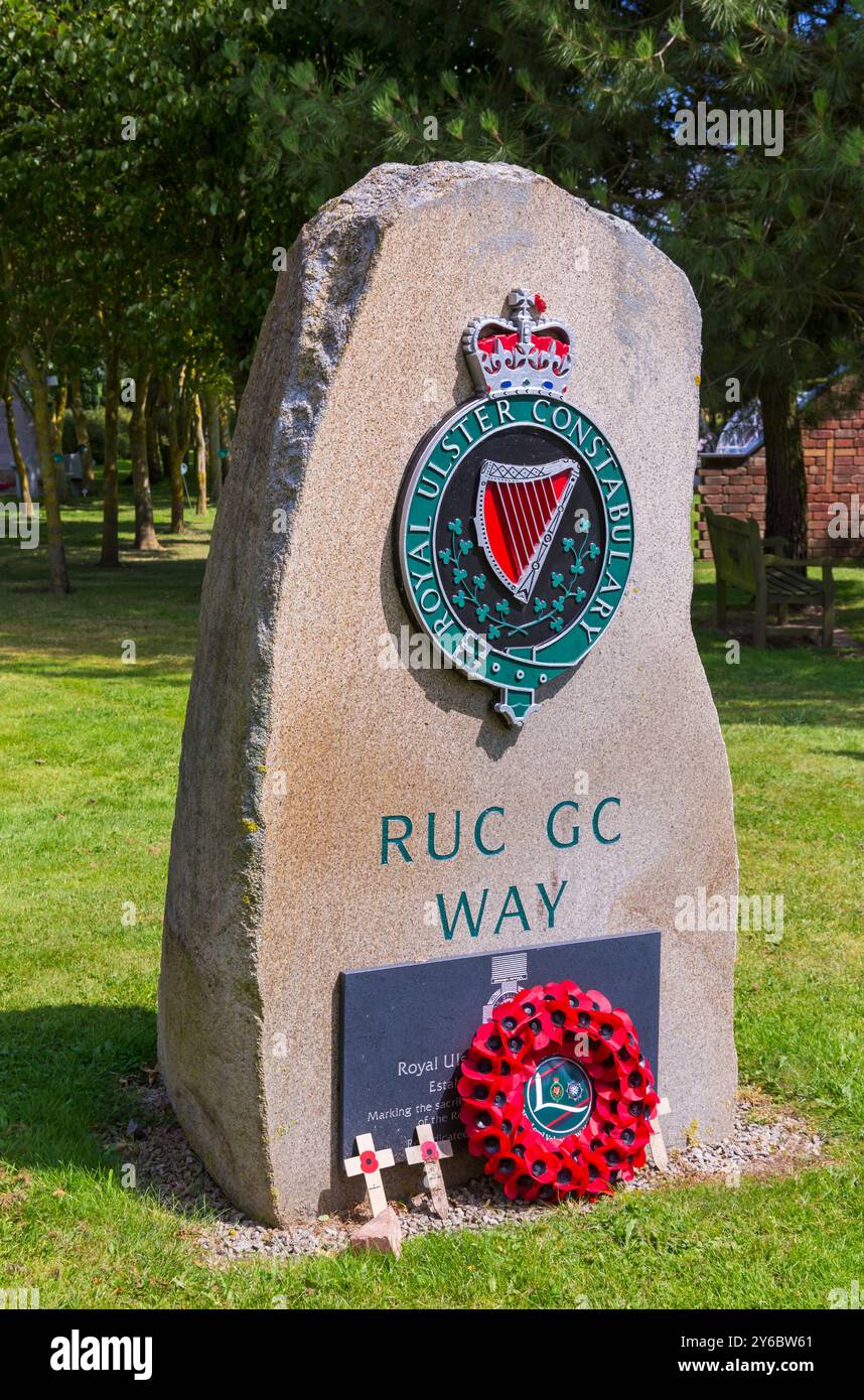 National Memorial Arboretum, site du souvenir national à Alrewas, près de Lichfield, Staffordshire, Royaume-Uni en juillet Banque D'Images