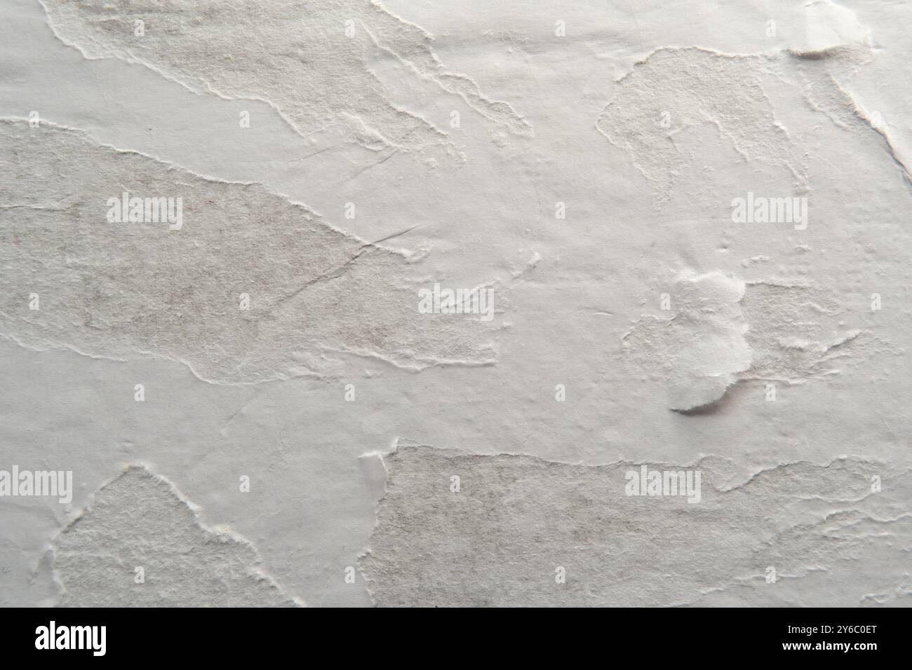 Arrière-plan de texture de papier blanc épluché Banque D'Images