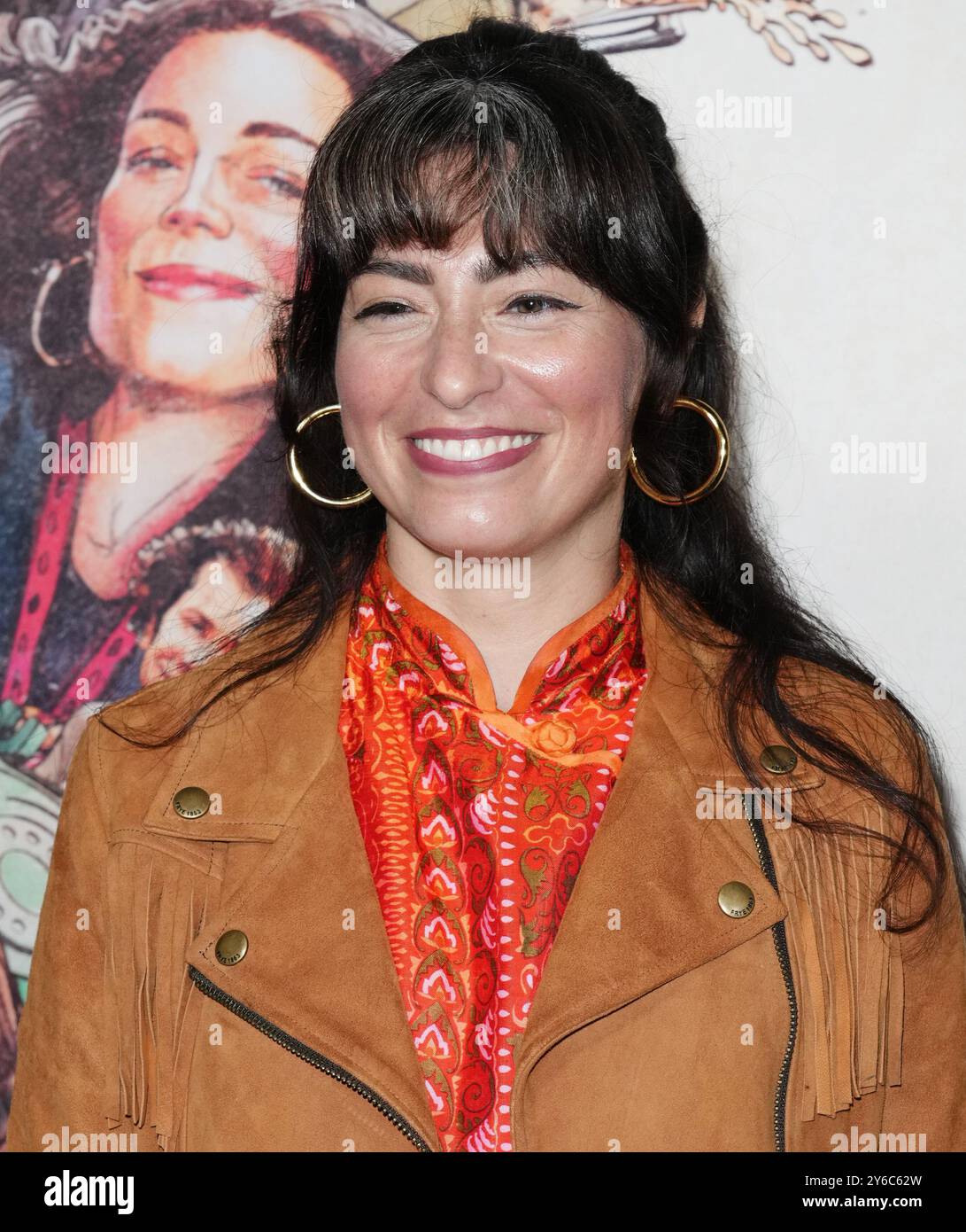 Los Angeles, États-Unis. 24 septembre 2024. Melissa Villaseñor arrive à la projection de Sony SATURDAY NIGHT Los Angeles qui se tient au Vista Theatre de Los Angeles, CA, le mardi 24 septembre 2024. (Photo de Sthanlee B. Mirador/Sipa USA) crédit : Sipa USA/Alamy Live News Banque D'Images