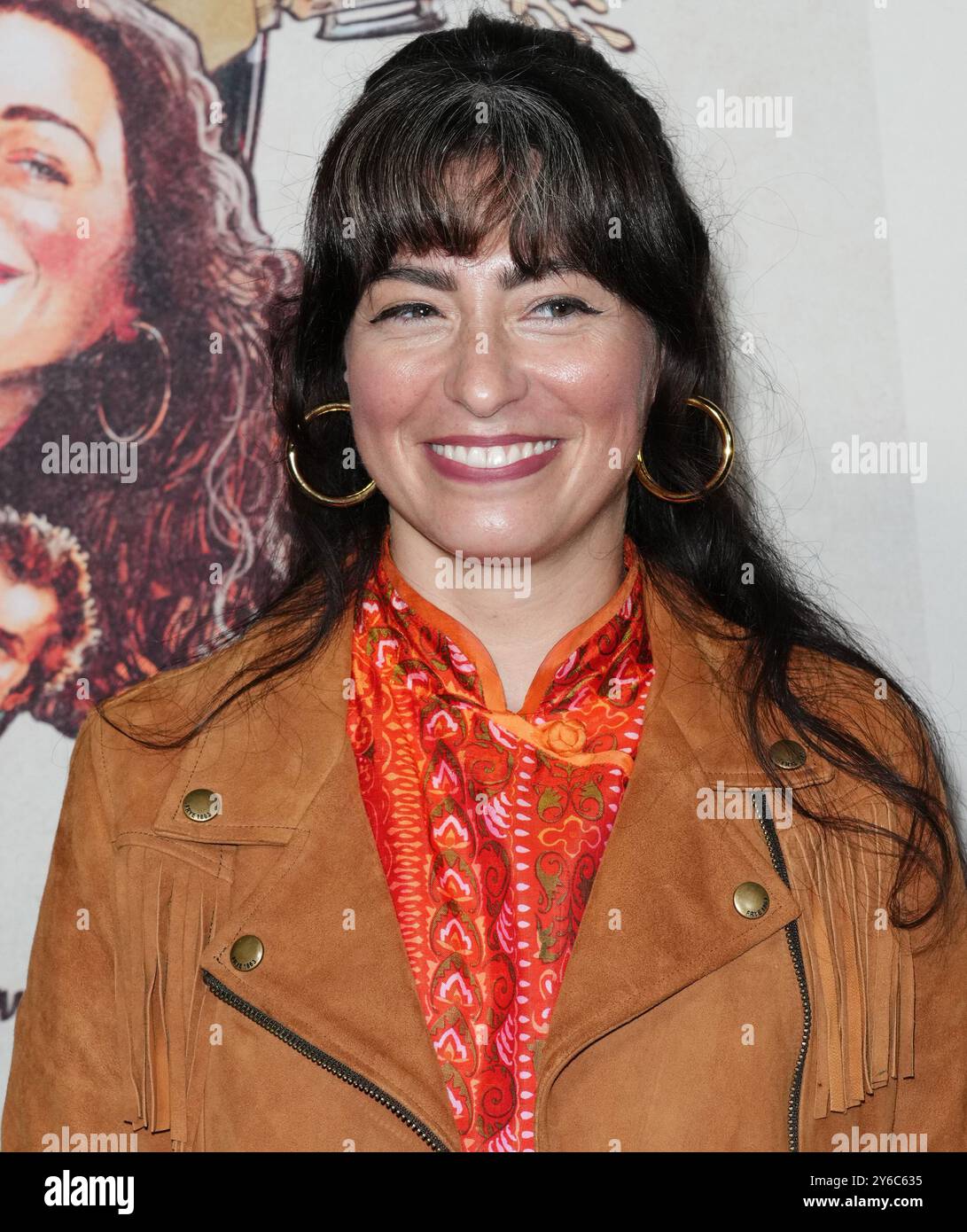 Los Angeles, États-Unis. 24 septembre 2024. Melissa Villaseñor arrive à la projection de Sony SATURDAY NIGHT Los Angeles qui se tient au Vista Theatre de Los Angeles, CA, le mardi 24 septembre 2024. (Photo de Sthanlee B. Mirador/Sipa USA) crédit : Sipa USA/Alamy Live News Banque D'Images