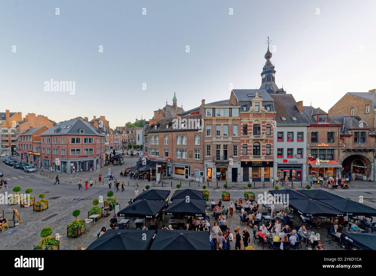 Belgique, Wallonie, Namur : place du Théâtre Banque D'Images