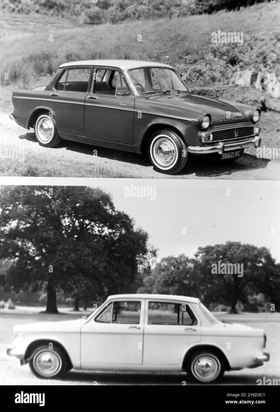 MOTOR CAR HILLMAN MINX DE LUXE ; 29 AOÛT 1963 Banque D'Images