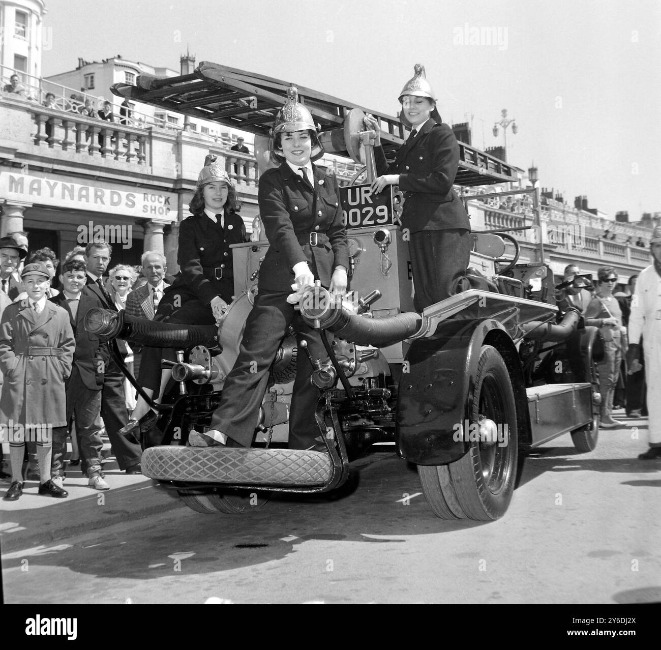 LES POMPIERS DE LONDRES BRIGHTON RACE ; 5 MAI 1963 Banque D'Images