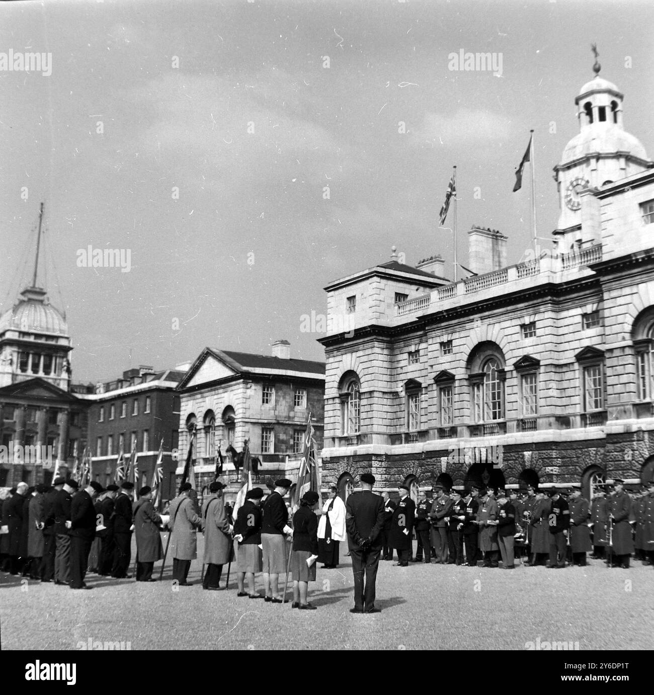 MÉMORIAUX DÉFILÉ ANNUEL DU MÉMORIAL DE LA CRÊTE DE VIMY À LONDRES ; 7 AVRIL 1963 Banque D'Images