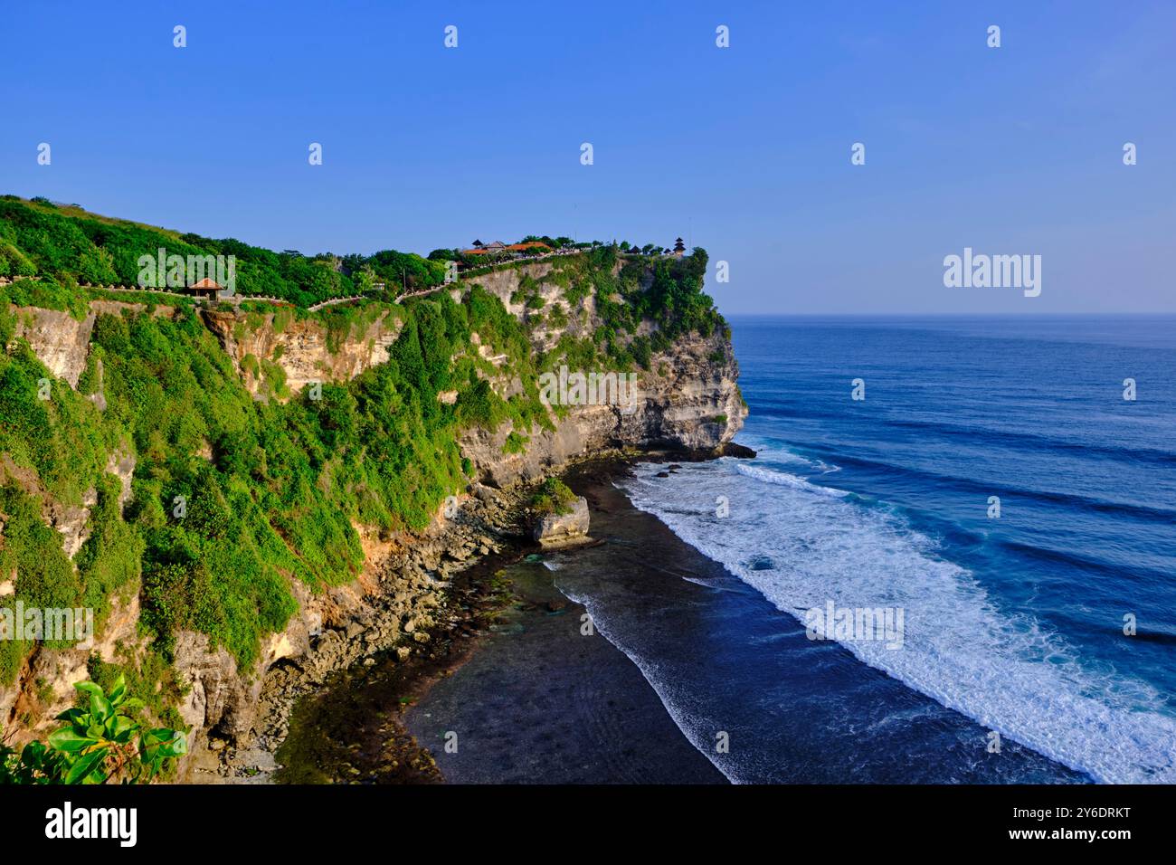 Indonésie, Bali, péninsule de Bukit, temple d'Uluwatu Banque D'Images