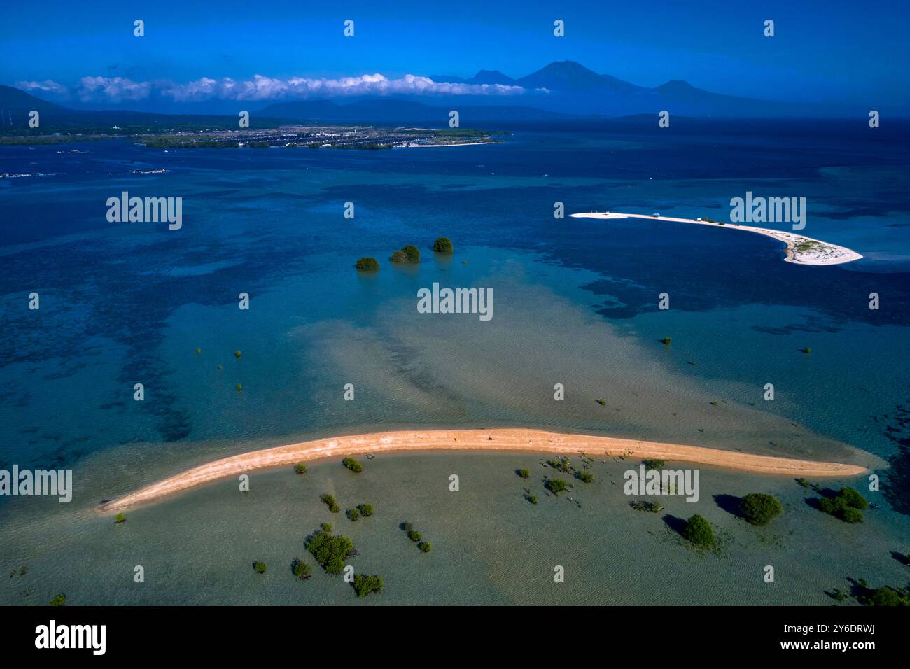 Indonésie, Bali, Gili Putih Sumberkima ou plage blanche à l'ouest de l'île Banque D'Images