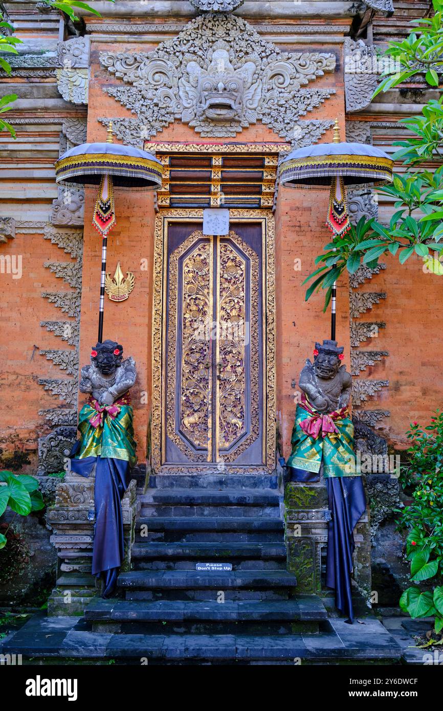 Indonésie, île de Bali, ville d'Ubud, palais d'Ubud Banque D'Images
