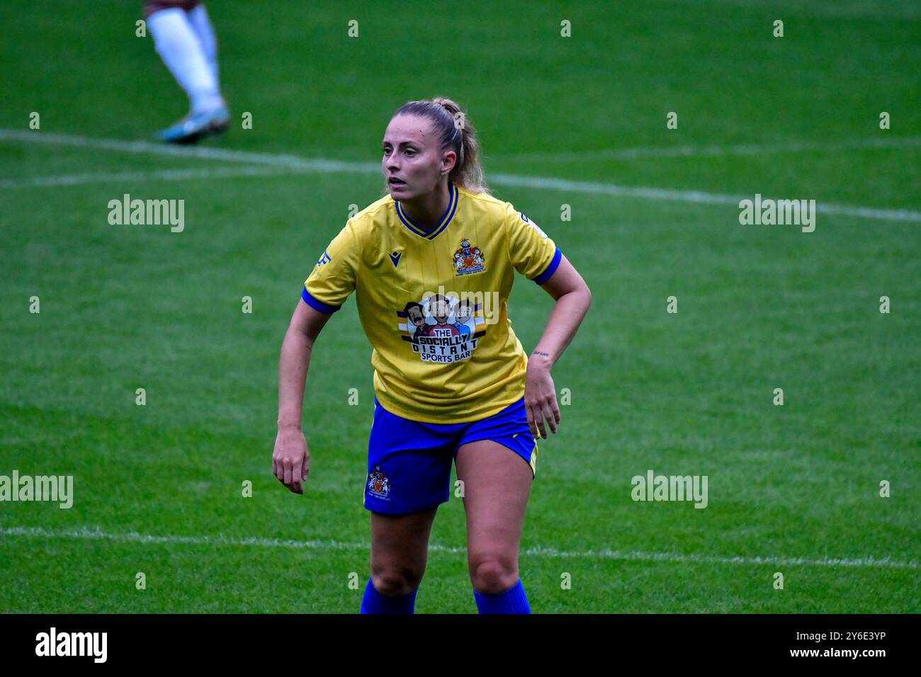 Swansea, pays de Galles. 22 septembre 2024. Jasmine Turner de Barry Town United Women lors du Genero Adran premier match entre Swansea City Women et Barry Town United Women au stade Swansea.com de Swansea, pays de Galles, Royaume-Uni, le 22 septembre 2024. Crédit : Duncan Thomas/Majestic Media. Banque D'Images