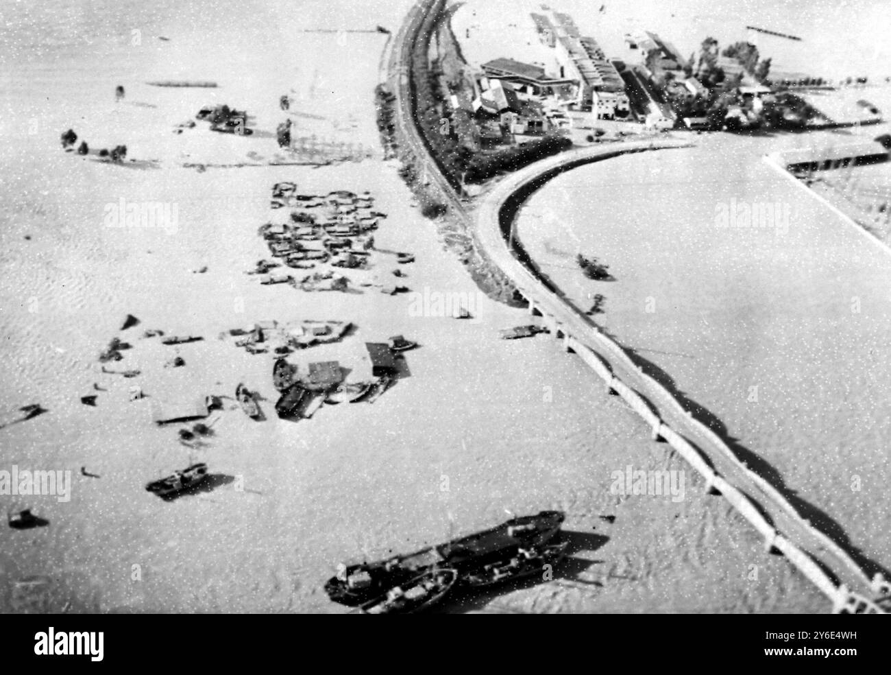 INONDATIONS AU MAROC / ; 12 JANVIER 1963 Banque D'Images