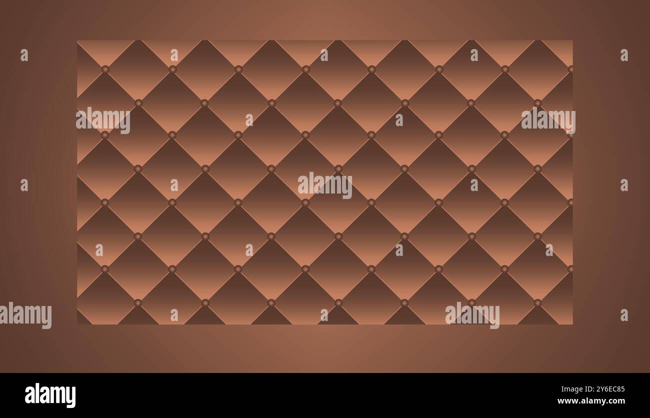 Fond de conception de motif en cuir en forme de diamant Illustration de Vecteur