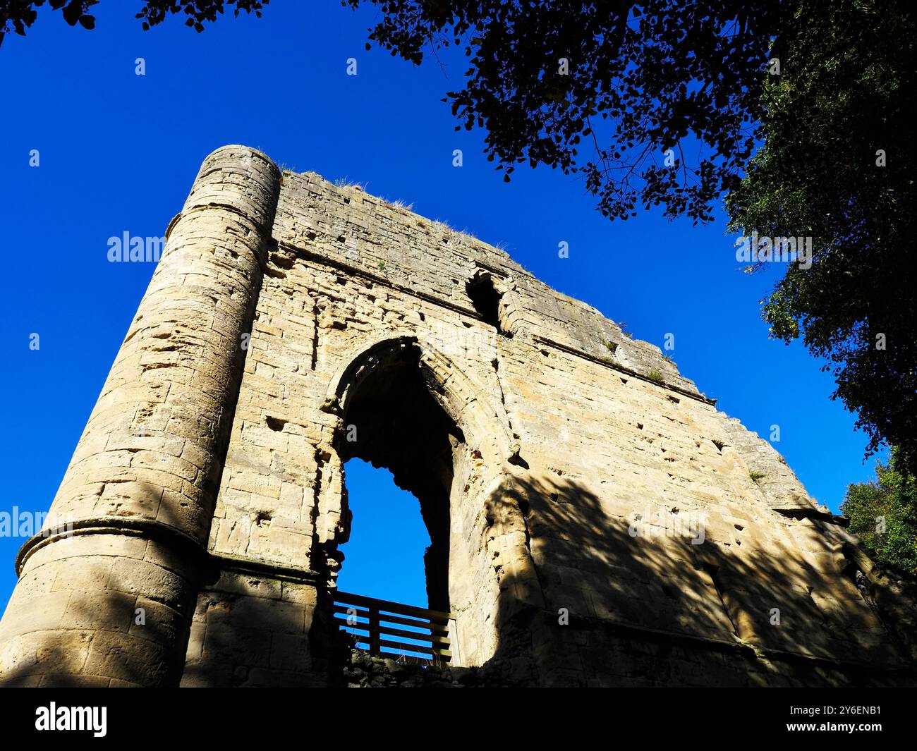 The Kings Tower in Knaresborough Castle Grounds Knaresborough North Yorkshire Angleterre Banque D'Images