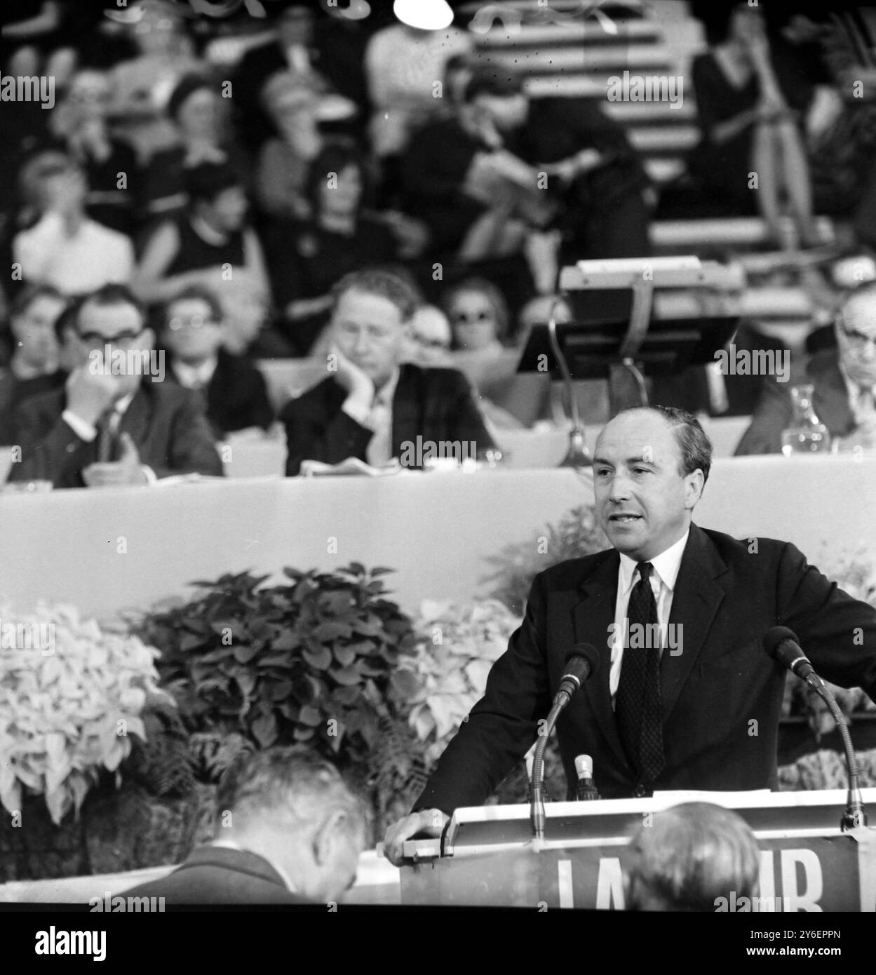 ROY JENKINS À LA CONFÉRENCE DU PARTI TRAVAILLISTE À BRIGHTON ; 4 OCTOBRE 1962 Banque D'Images