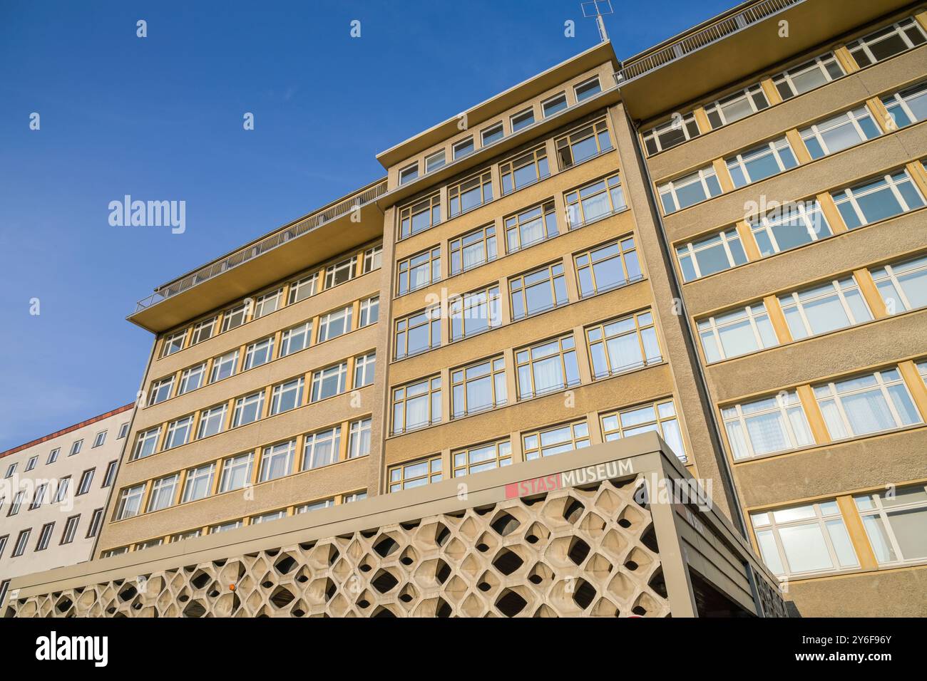 Haus 1, Stasi-Museum, Normannenstrasse, Lichtenberg, Berlin, Deutschland Banque D'Images