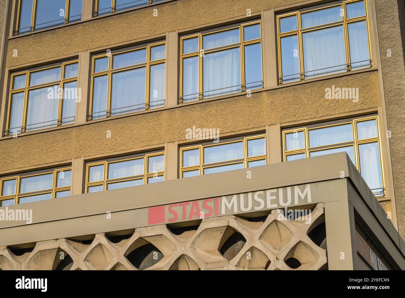 Haus 1, Stasi-Museum, Normannenstrasse, Lichtenberg, Berlin, Deutschland *** Maison 1, Stasi Museum, Normannenstrasse, Lichtenberg, Berlin, Allemagne Banque D'Images