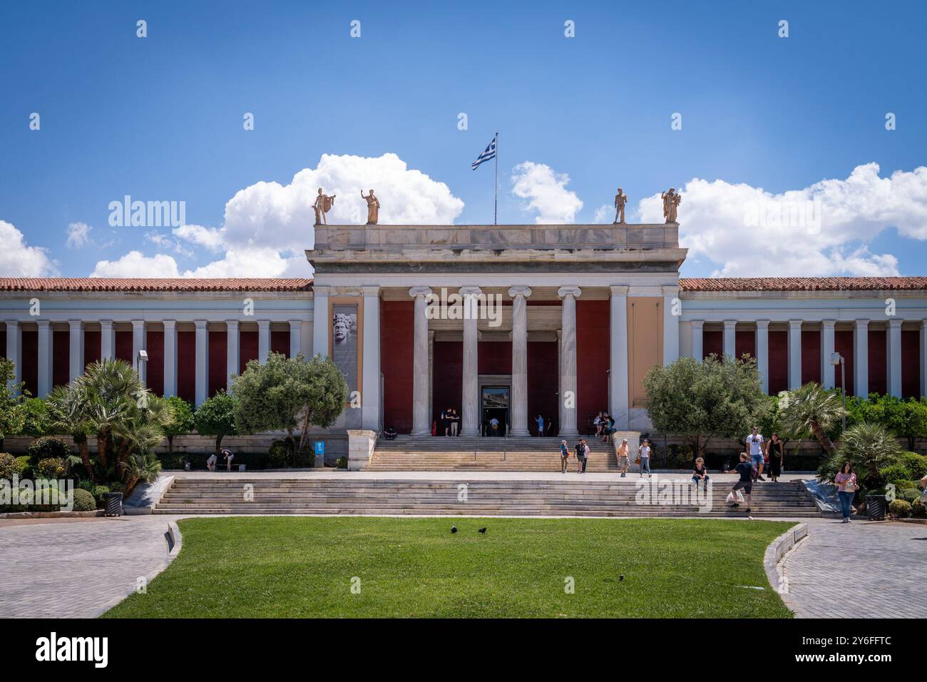 Le Musée archéologique national d'Athènes, l'un des musées les plus importants du monde. Grèce. Banque D'Images