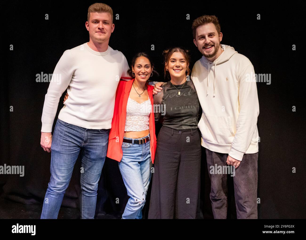 Isabella Jeffery et Claire-Marie Hall, présentation du West End, The Other Palace, Londres © Clarissa Debenham (film Free Photography) / Alamy Banque D'Images