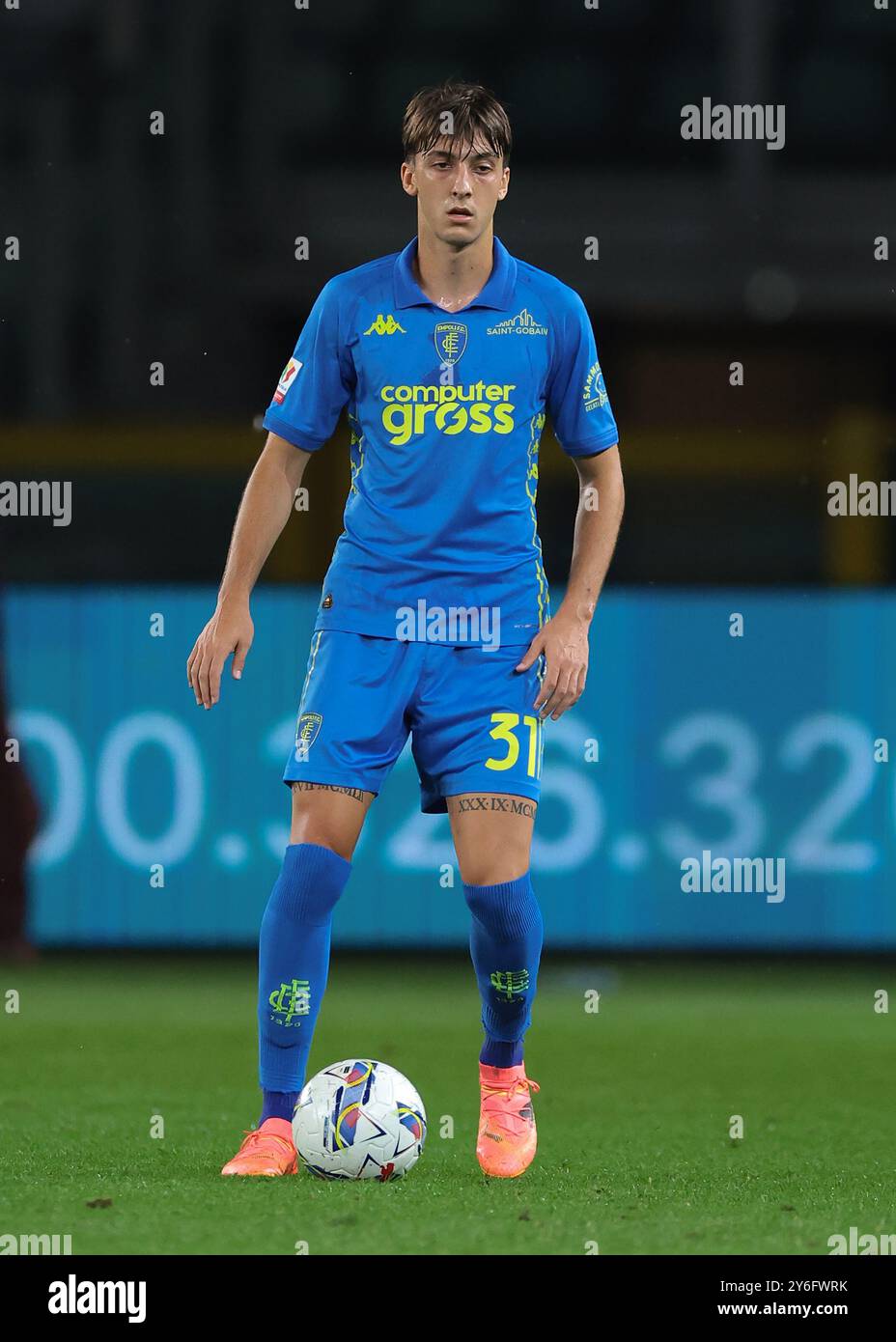 Turin, Italie. 24 septembre 2024. Lorenzo Tosto de l'Empoli FC lors du match de la Coppa Italia au Stadio Grande Torino, Turin. Le crédit photo devrait se lire : Jonathan Moscrop/Sportimage crédit : Sportimage Ltd/Alamy Live News Banque D'Images