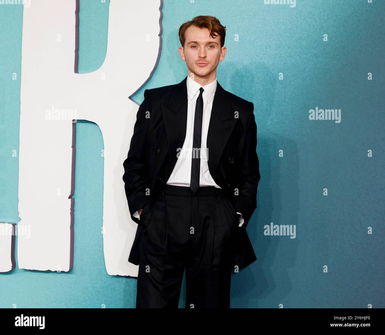 Londres, Royaume-Uni. 25 septembre 2024. Harry Lawtey assiste à la première de Joker : folie à deux UK au Cineworld à Leicester Square, Londres. Crédit : SOPA images Limited/Alamy Live News Banque D'Images