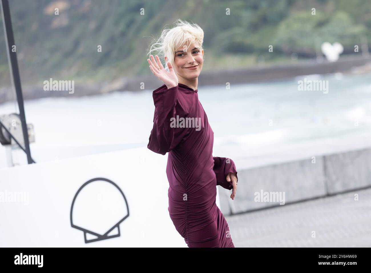 Malena Villa a assisté à 'El Llanto' Photocall lors du 72ème Festival International du film de San Sebastian au Palais Kursaal le 25 septembre 2024 à Donostia / San Sebastian, Espagne. Banque D'Images
