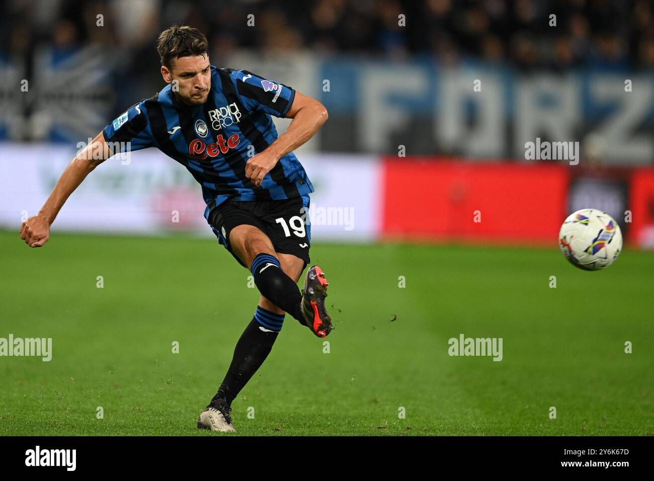 Berat Djimsiti d'Atalanta BC lors du match de tootball Italien Serie A entre Atalanta BC et Calcio Como le 24 septembre 2024 au stade Gewiss de Bergame, Italie. Photo Tiziano Ballabio Banque D'Images