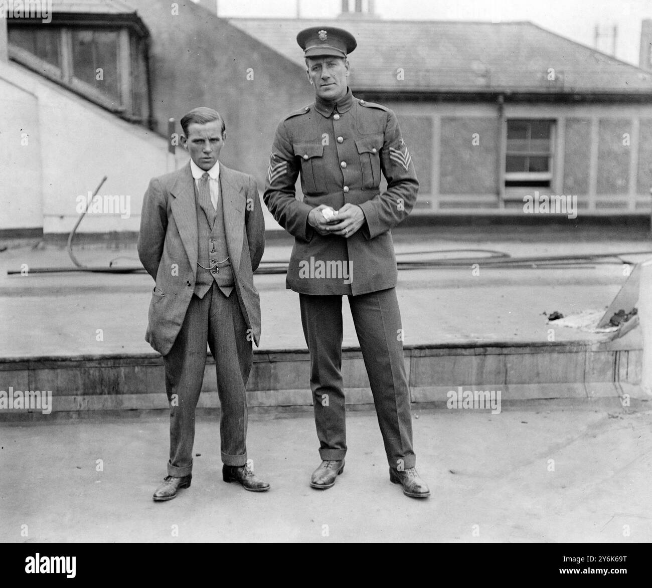Boxe à l'hippodrome de Brighton pour aider le fonds britannique d'ambulance Bombardier Wells et Jimmy Wilde Banque D'Images