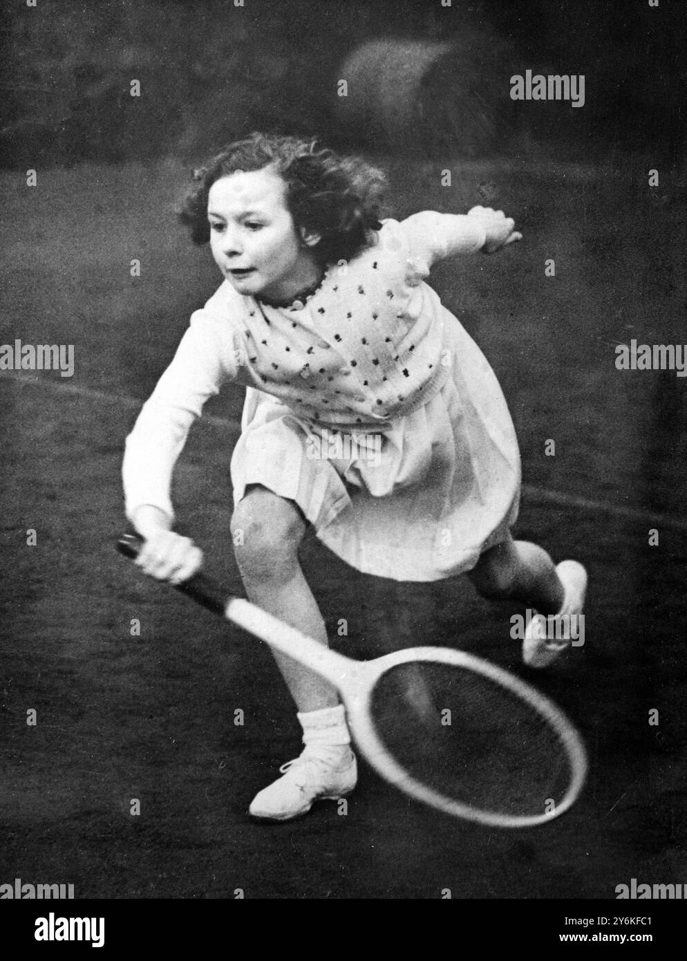 École Tudor Hall, Chislehurst - Miss Joy Gannon (élève) 24 février 1939 Banque D'Images