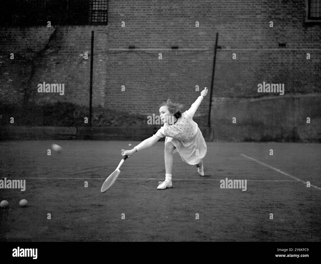 École Tudor Hall, Chislehurst - Miss Joy Gannon (élève) 24 février 1939 Banque D'Images